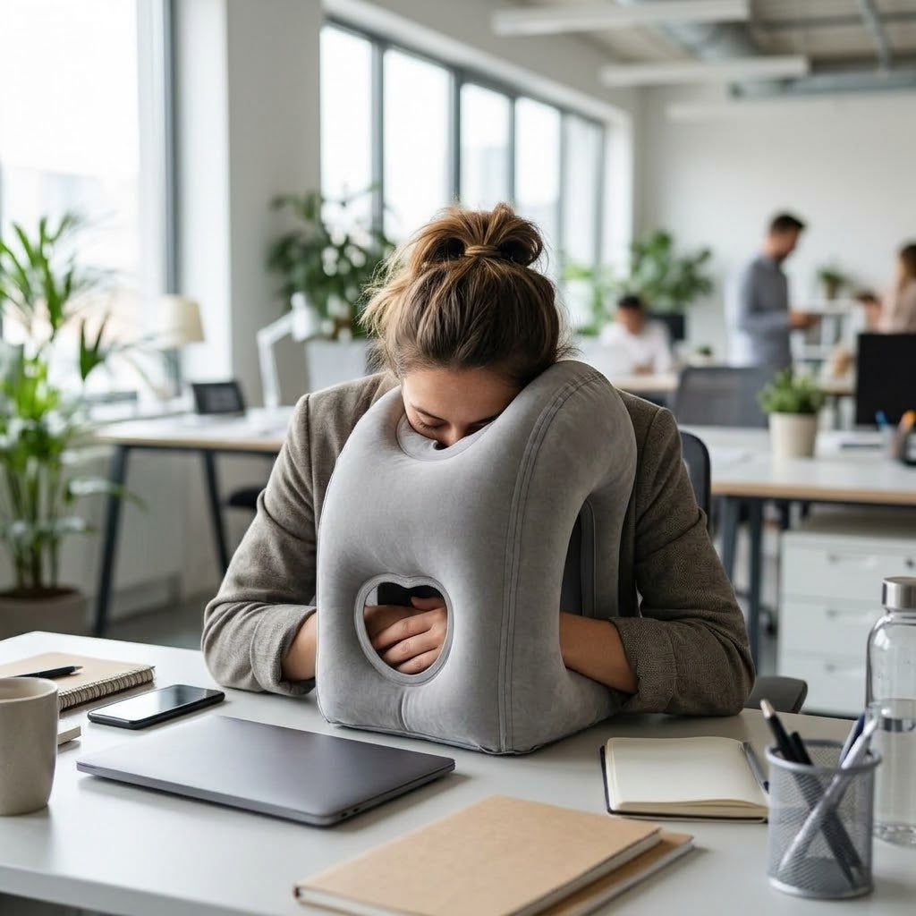 The Nap Pillow for Tired Parents & Travelers