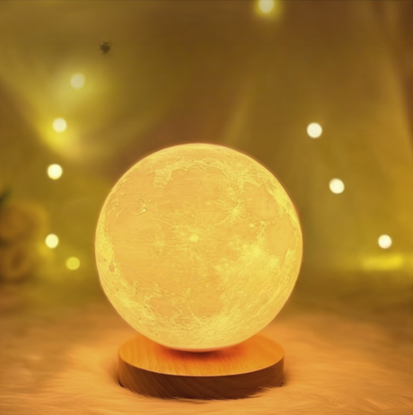 GlowVerse™ Floating Galaxy Moon Lamp